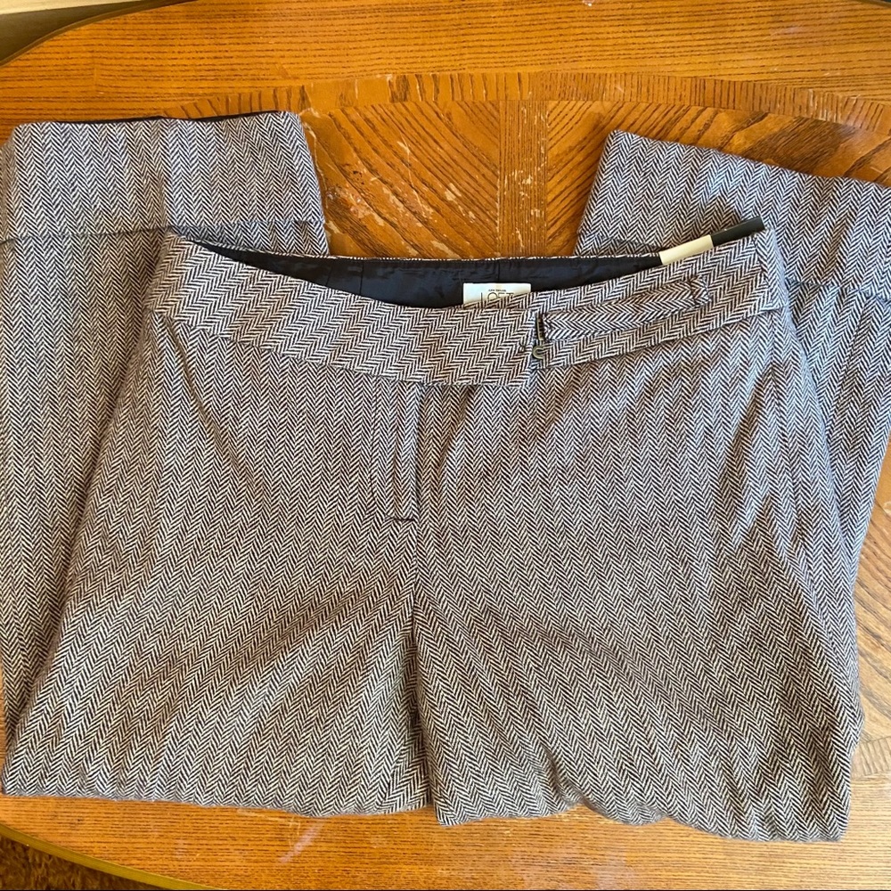 Cropped lined slacks